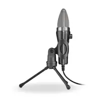 NGS MS120 USB: Micrófono USB con soporte de trípode. Ideal para PC o portátil. NGS MS120 USB: Micrófono USB con soporte de trípode. Ideal para PC o portátil.