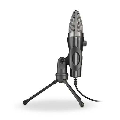NGS MS120 USB: Micrófono USB con soporte de trípode. Ideal para PC o portátil.