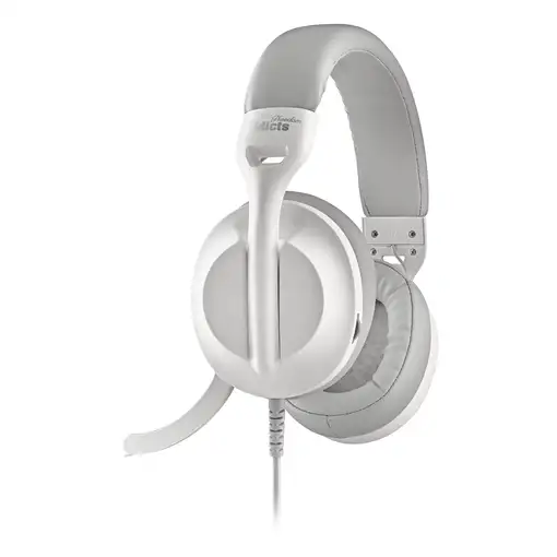 NGS VOX805 USB-C WHITE: Auriculares estéreo USB-C y USB-A. Micrófono regulable.