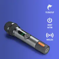 NGS Singer Star Duo: 2 X Micrófono Inalámbrico Dinámico 2,4GHz, Autonomía 30h.