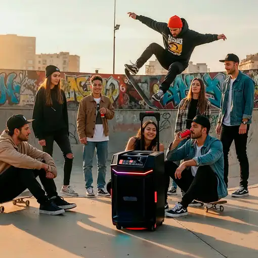 NGS WILD BASH: ALTAVOZ PREMIUM PORTÁTIL DE 300W COMPATIBLE CON TEC. BLUETOOTH