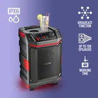 NGS WILD BASH: ALTAVOZ PREMIUM PORTÁTIL DE 300W COMPATIBLE CON TEC. BLUETOOTH