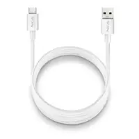 NGS ZYRO-AC WHITE:  Cable de carga USB-A a USB-C. 1m de largo. Potencia:15W.