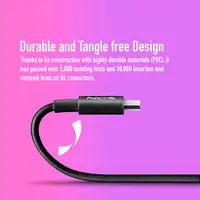 NGS ZYRO 60W-1 BLACK: Cable de Carga Rápida de USB C a USB C de 1m de longitud.
