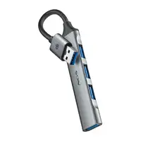 NGS IHUB4 MICRO: Hub de 4 puertos USB :1 x USB 3.2 Gen1 y 3 x USB 2.0. Aluminio.