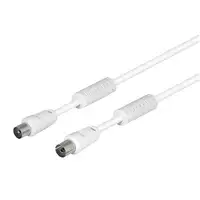 TM Electron CXV108015 cable coaxial 1,5 m Belling-Lee Blanco
