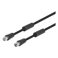 TM Electron CXV108115 cable coaxial 1,5 m Belling-Lee Negro