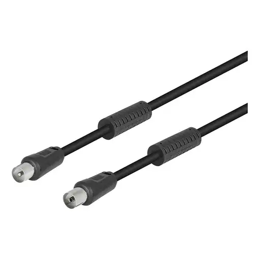 TM Electron CXV108115 cable coaxial 1,5 m Belling-Lee Negro TM Electron CXV108115 cable coaxial 1,5 m Belling-Lee Negro