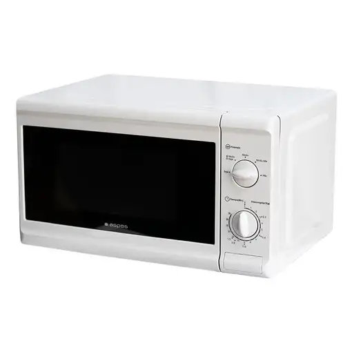 Aspes AMW2700 microondas Negro, Blanco Solo microondas Encimera 20 L 700 W