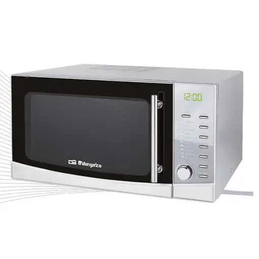 Orbegozo MIG 3420 microondas Acero inoxidable Microondas con grill Encimera 34 L