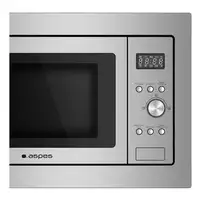 Aspes AMWI2701DGX microondas Plata Microondas con grill Integrado 20 L 700 W
