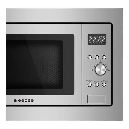 Aspes AMWI2701DGX microondas Plata Microondas con grill Integrado 20 L 700 W