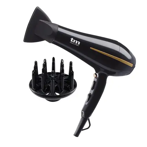 Secador de pelo negro TMHD126 TM ELECTRON