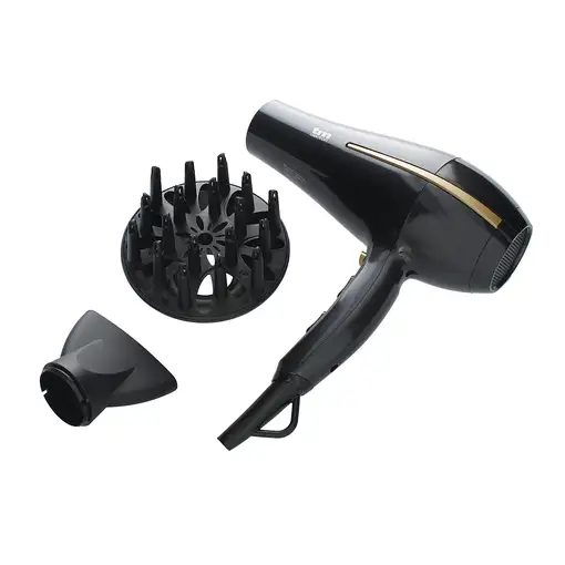 Secador de pelo negro TMHD126 TM ELECTRON