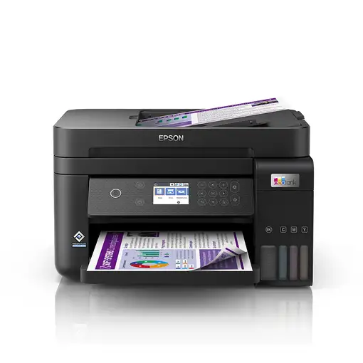 Epson EcoTank Impresora multifunción ET-3850 A4 con depósito de tinta, conexión Wi