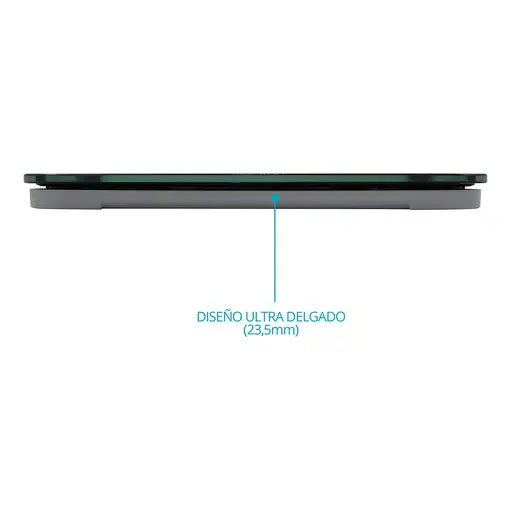 TM Electron TMPBS031 báscula de baño Plaza Negro Báscula personal electrónica