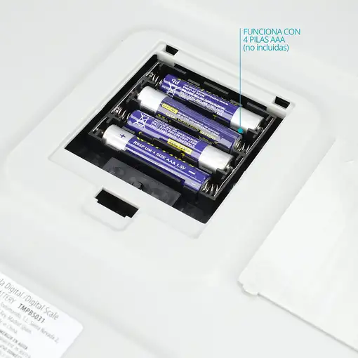 TM Electron TMPBS031 báscula de baño Plaza Negro Báscula personal electrónica