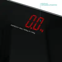 TM Electron TMPBS031 báscula de baño Plaza Negro Báscula personal electrónica TM Electron TMPBS031 báscula de baño Plaza Negro Báscula personal electrónica