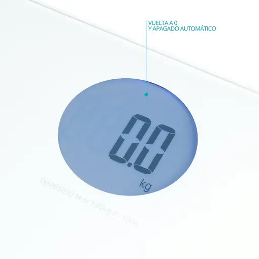 TM Electron TMPBS030 báscula de baño Plaza Blanco Báscula personal electrónica