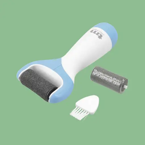 TM Electron TMLEL001B alisador eléctrico para pies Azul, Blanco