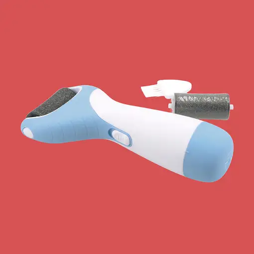 TM Electron TMLEL001B alisador eléctrico para pies Azul, Blanco