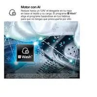Lavadora carga frontal 9 kg 1400 RPM Gris F4X7009TBB.AEBQPWE.EEES.ES.C LG