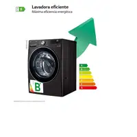 Lavadora carga frontal 20 kg 1000 RPM Negro F0P3CYV2E LG