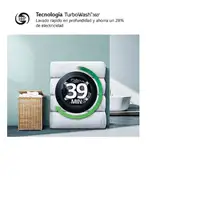 Lavadora carga frontal 20 kg 1000 RPM Negro F0P3CYV2E LG