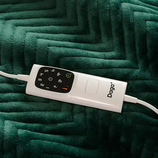 Manta eléctrica verde, 150 W, 160x120 cm, Relax Suave Armonía 26138 DAGA