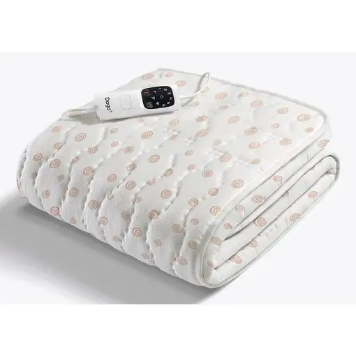 Calientacamas eléctrico, 150 W, 150x80 cm, Sueño Cálido en Algodón DAGA