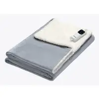 Manta eléctrica gris, 160x120 cm, Relax Suave Elegante DAGA