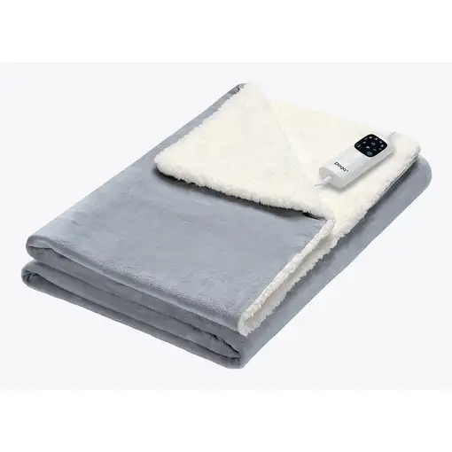 Manta eléctrica gris, 160x120 cm, Relax Suave Elegante DAGA Manta eléctrica gris, 160x120 cm, Relax Suave Elegante DAGA