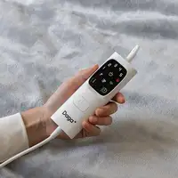 Manta eléctrica gris, 160x120 cm, Relax Suave Elegante DAGA