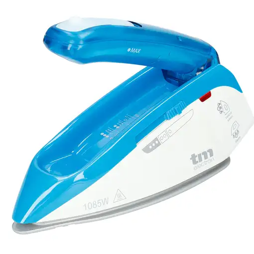 Plancha vapor-seco suela antiadherente 1000 W Azul TMPPL010 TM ELECTRON Plancha vapor-seco suela antiadherente 1000 W Azul TMPPL010 TM ELECTRON