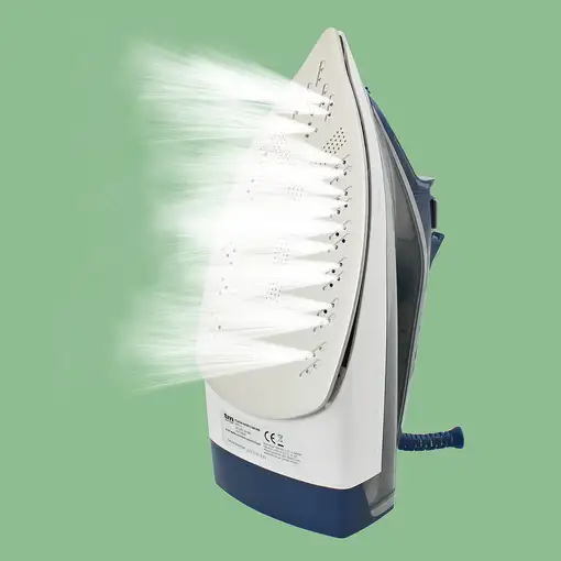 Plancha vapor-seco suela de cerámica 2400 W Azul TMPPL014 TM ELECTRON