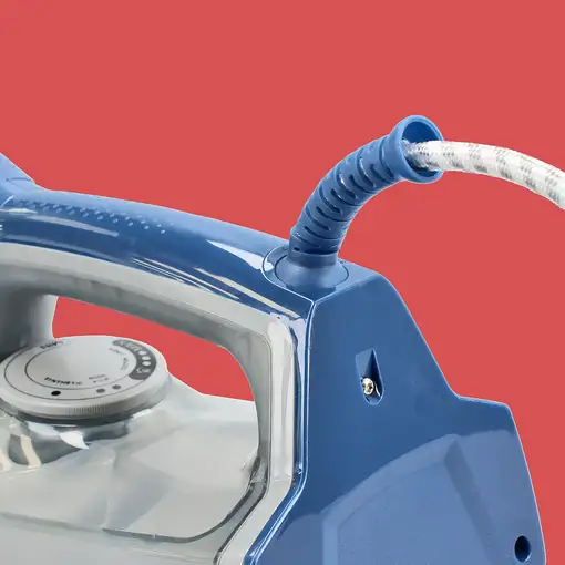 Plancha vapor-seco suela de cerámica 2400 W Azul TMPPL014 TM ELECTRON