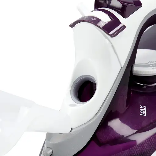 Plancha vapor-seco suela de cerámica 2400 W Púrpura TMPPL012 TM ELECTRON