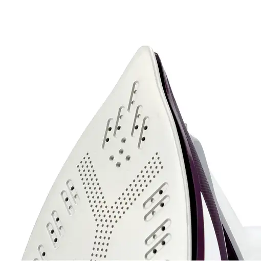 Plancha vapor-seco suela de cerámica 2400 W Púrpura TMPPL012 TM ELECTRON