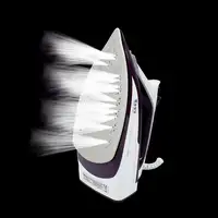 Plancha vapor-seco suela de cerámica 2400 W Púrpura TMPPL012 TM ELECTRON