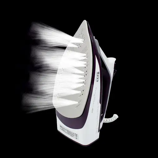 Plancha vapor-seco suela de cerámica 2400 W Púrpura TMPPL012 TM ELECTRON