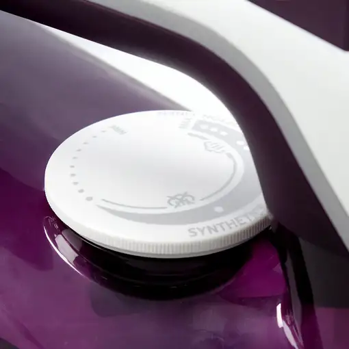 Plancha vapor-seco suela de cerámica 2400 W Púrpura TMPPL012 TM ELECTRON