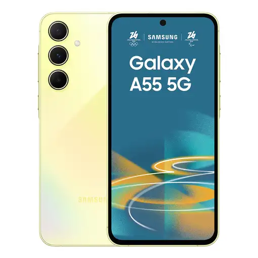 Smartphone Samsung Galaxy A55 5G Libre 128GB/8GB RAM amarillo SAMSUNG