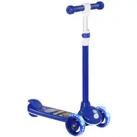 Patinete para Niños con 3 Ruedas 52x29x63-76cm Azul AIYAPLAY Patinete para Niños con 3 Ruedas 52x29x63-76cm Azul AIYAPLAY