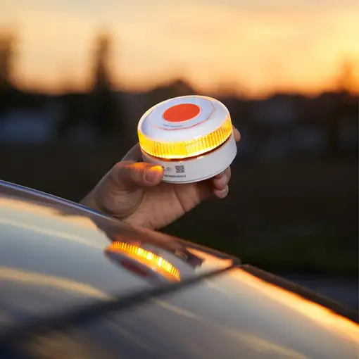 Baliza SOS FLASH EVO V16 IoT Conectada y Certificada DGT - Norma 2026