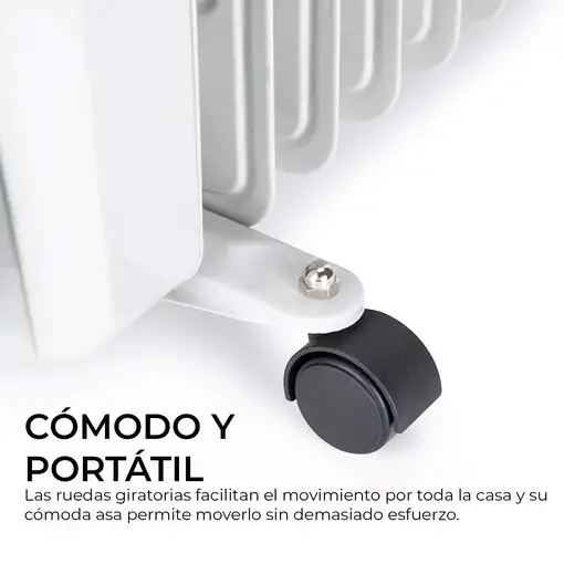 Yoevu-Radiador de aceite bajo consumo 11 elementos, 2500W, 3 potencias