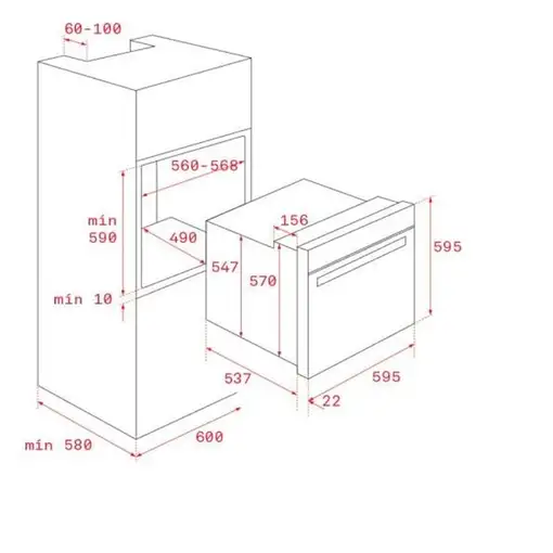 Horno 72 L Negro 111280000 TEKA