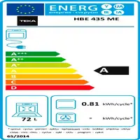 Horno 72 L Negro 111280000 TEKA Horno 72 L Negro 111280000 TEKA