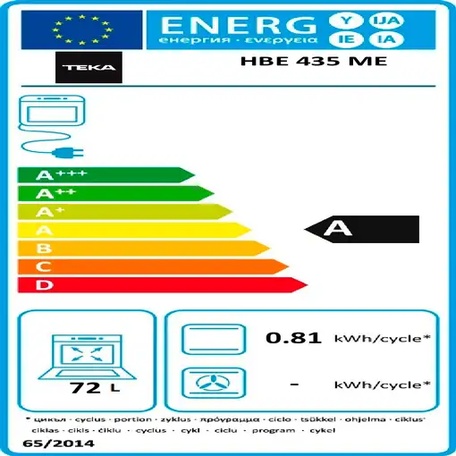 Horno 72 L Negro 111280000 TEKA