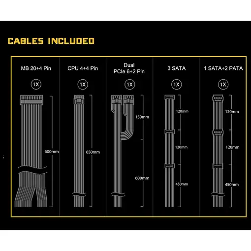 Asrock CL-650G Challenger unidad de fuente de alimentación 650 W 20+4 pin ATX ATX