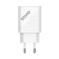 Savio LA-04 USB Type A & Type C Quick Charge Power Delivery 3.0 Indoor Smartphone,
